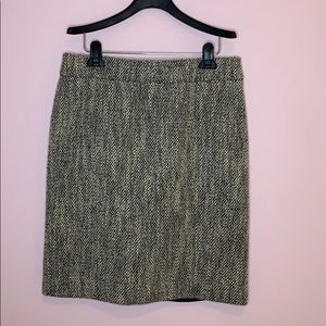 Tory Burch Size 10 Tweed Pencil Skirt